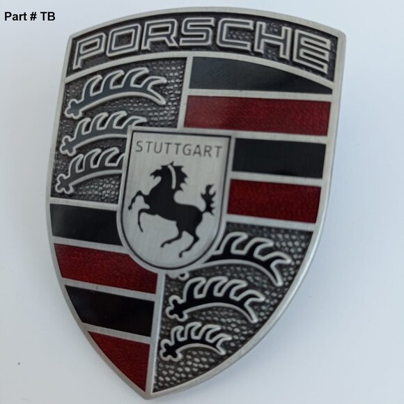 Porsche Hood Emblem Insignia Badge For 987 986 993 997 991 981 781 996 TB - Picture 3 of 9